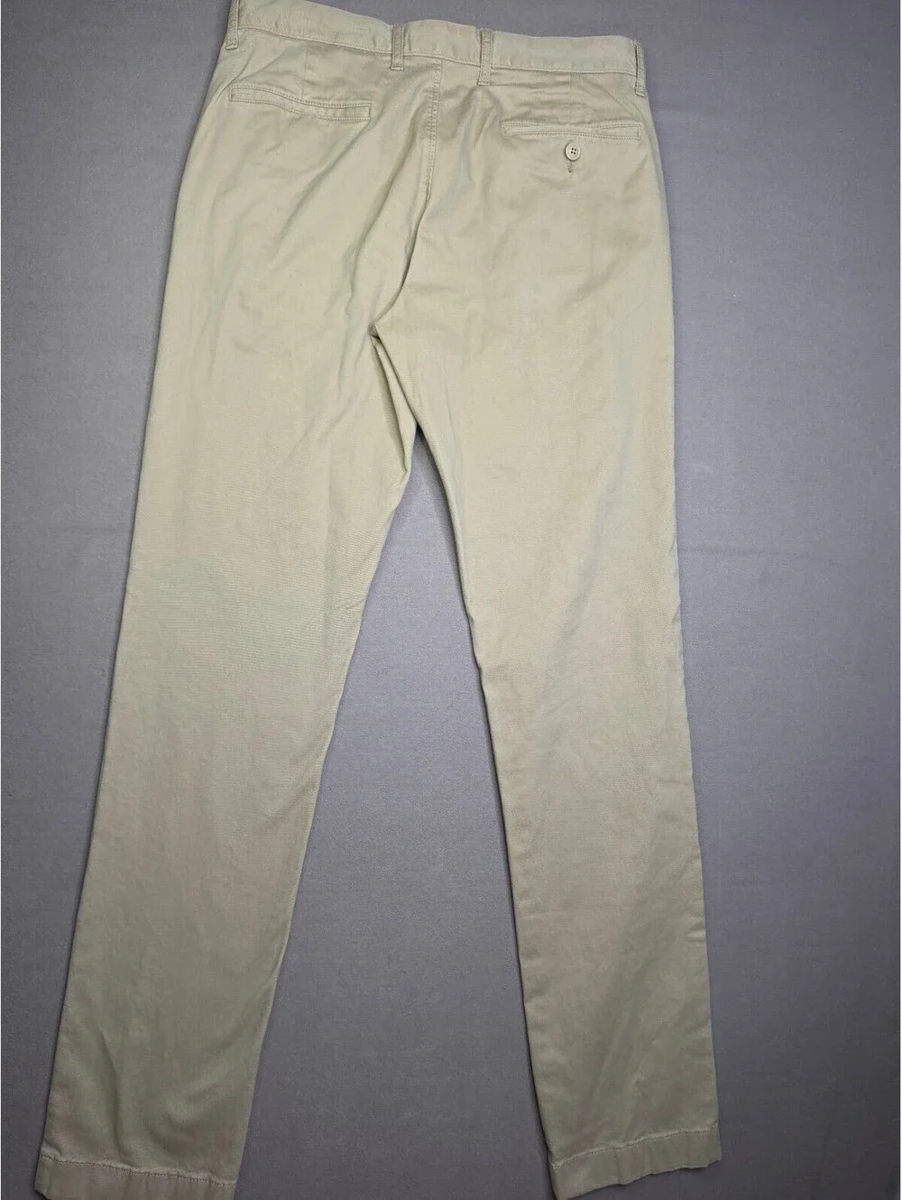 J.Crew Men’s Chino Pants 30x34 Khaki Beige Stretch Cotton Classic Preppy